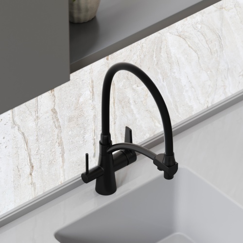 Смеситель для кухни Sancos Eri SC4001MB, матовый черный фото 9