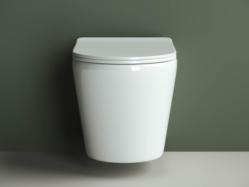 Подвесной унитаз Ceramicanova HighLight CN1804 с крышкой-сидением фото 6