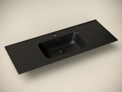 Раковина накладная мебельная Ceramicanova Element CN7006MB, черный матовый фото 2