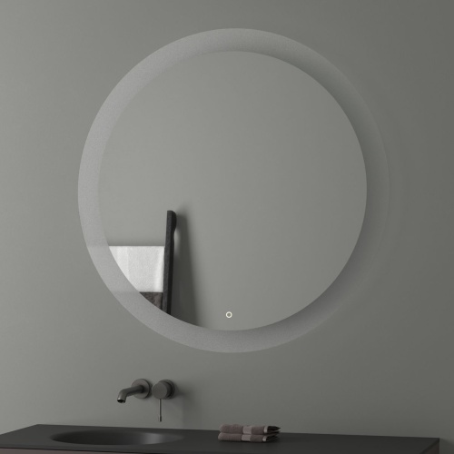 Зеркало Evoform Ledshine BY 2627 с LED-подсветкой и сенсорным выключателем, 100х100 см., 4000К фото 5