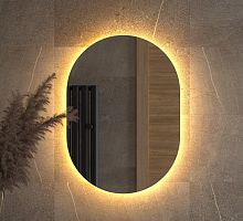 Зеркало DEFESTO OPTI DF 2913 с LED-подсветкой 50x70 см., без выключателя, 3000 K