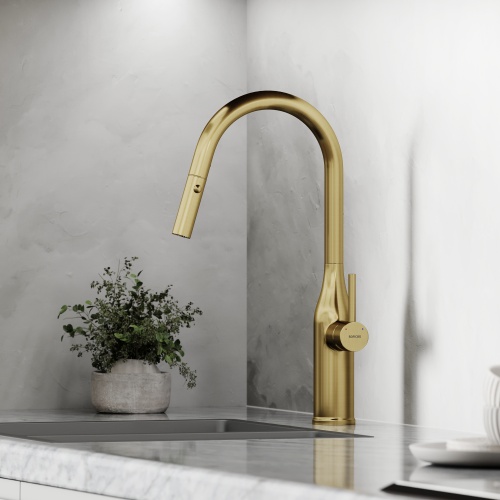 Смеситель для кухни Sancos Grand SC4002BG, брашированное золото фото 9