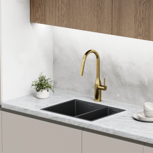 Смеситель для кухни Sancos Grand SC4002BG, брашированное золото фото 6