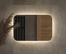 Зеркало DEFESTO OPTI DF 2802RH с LED-подсветкой 60x40 см., ИК - выключатель, 4500 K