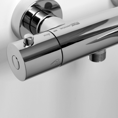 Термостатический смеситель для ванны и душа WasserKRAFT Berkel 4811 Thermo, хром фото 11