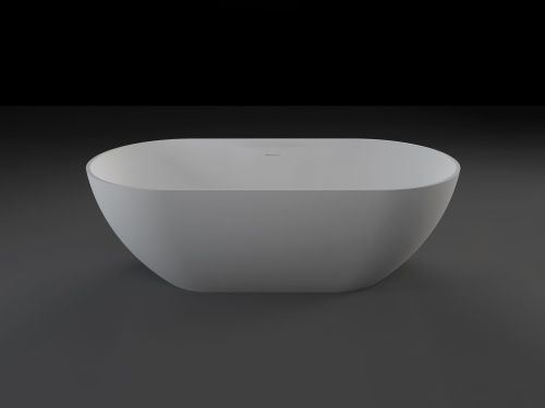 Ванна из искусственного камня Vincea VBT-4S04MW, 1700*800*560, белый мат., слив-перелив в комплекте фото 6