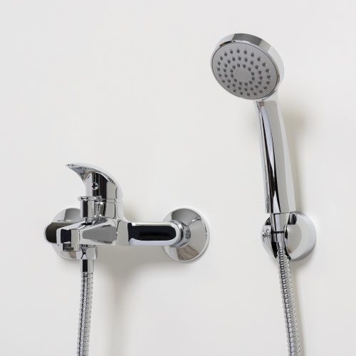 Смеситель для ванны и душа WasserKRAFT Isen 2601, хром фото 4