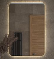 Зеркало DEFESTO OPTI DF 2810S с LED-подсветкой 80x120 см., сенсорный выключатель, 4500 K
