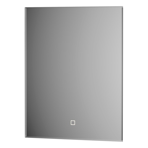 Зеркало DEFESTO GLOW DF 2501S с фацетом и LED-подсветкой 40x50 см., сенсорный выключатель, 4500 K фото 3