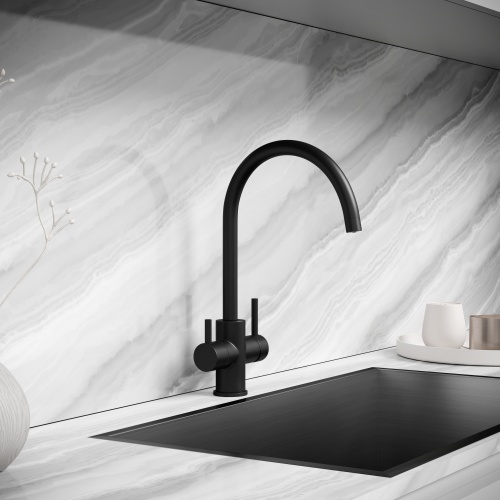 Смеситель для кухни Sancos Taper SC4012MB, черный матовый фото 2