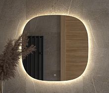 Зеркало DEFESTO OPTI DF 2850S с LED-подсветкой 70x70 см., сенсорный выключатель, 4500 K