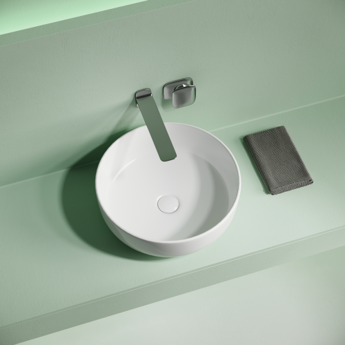 Накладная раковина Ceramicanova Taycant CN12003, белый глянец фото 6