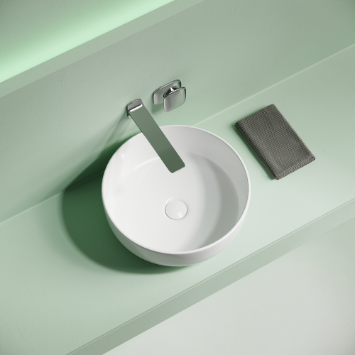 Накладная раковина Ceramicanova Taycant CN12003, белый глянец фото 4