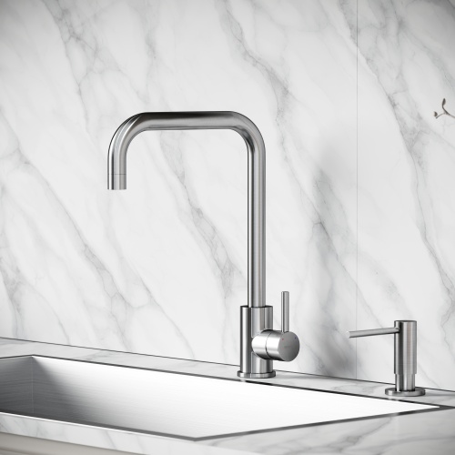 Смеситель для кухни Sancos Stainless SC12002SS, нержавеющая сталь фото 6