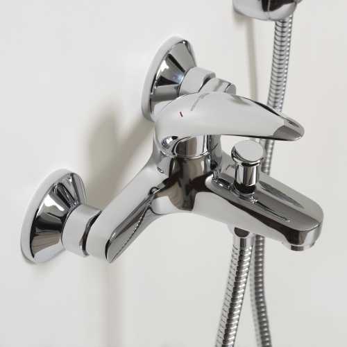 Смеситель для ванны и душа WasserKRAFT Isen 2601, хром фото 8