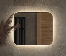 Зеркало DEFESTO OPTI DF 2803RH с LED-подсветкой 60x50 см., ИК - выключатель, 4500 K