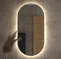 Зеркало DEFESTO OPTI DF 2906S с LED-подсветкой 60x120 см., сенсорный выключатель, 4500 K