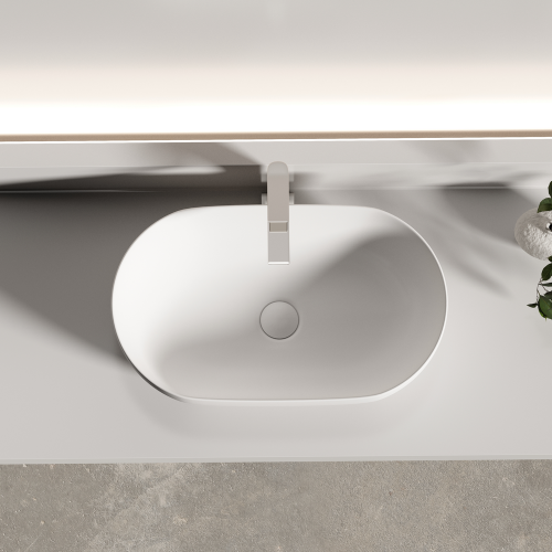 Накладная раковина Ceramicanova Twist CN12001MW, белый матовый фото 6