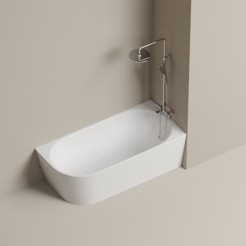 Асимметричная угловая акриловая ванна Sancos Edge FB23R правосторонняя, 170x80 фото 4