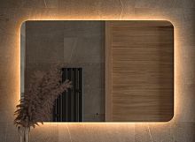 Зеркало DEFESTO OPTI DF 2820RH с LED-подсветкой 120x80 см., ИК - выключатель, 3000 K