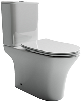 Унитаз-компакт Ceramicanova Fortuna CN9001 с крышкой-сидением CN9001-B + CN9001-T Унитаз-компакт Ceramicanova Fortuna CN9001 с крышкой-сидением