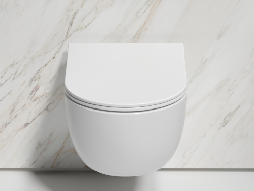 Подвесной унитаз Ceramicanova Modena CN6063 с крышкой-сидением фото 8