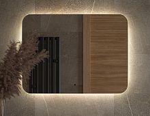 Зеркало DEFESTO OPTI DF 2807RH с LED-подсветкой 80x60 см., ИК - выключатель, 4500 K