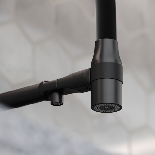 Смеситель для кухни Sancos Garda SC4009MB, матовый черный фото 11