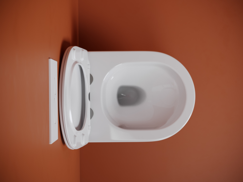 Подвесной унитаз Ceramicanova UNO CN11001T с крышкой-сидением фото 11