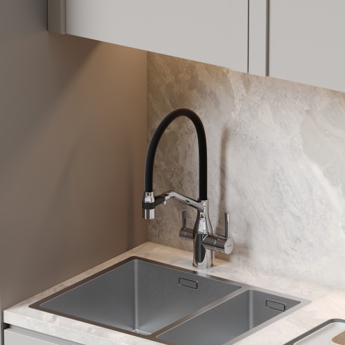 Смеситель для кухни Sancos Orta SC4008CH, хром фото 13