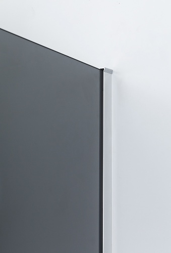 Душевая дверь в нишу Cezares 90x195 SLIDER-B-1-80/90-GRIGIO-Cr, стекло серое, профиль хром фото 2