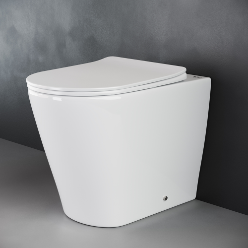 Унитаз приставной напольный Ceramicanova Highlight CN1812 с крышкой-сидением фото 2