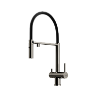 Смеситель для кухни Sancos Imola SC4010GG, вороненая сталь