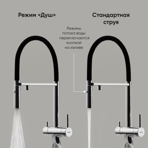 Смеситель для кухни Sancos Imola SC4010CH, хром фото 6