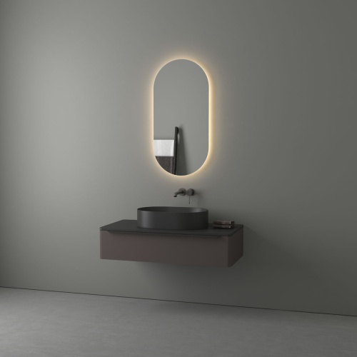 Зеркало Evoform Ledshine BY 2597 с LED-подсветкой 50х100 см., без выключателя, 3000К фото 4