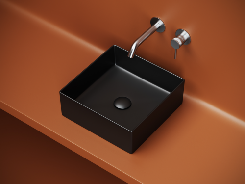 Накладная раковина Ceramicanova Element CN6068MB, черный матовый фото 2