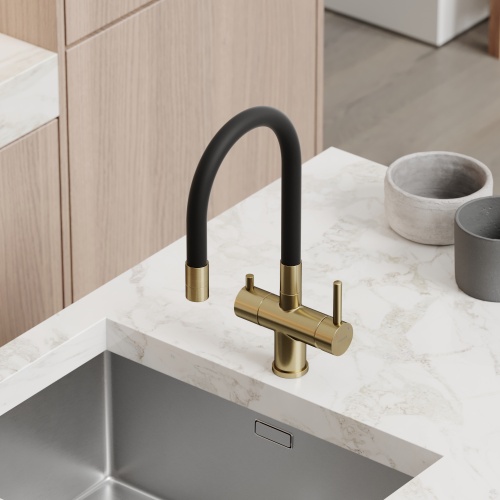 Смеситель для кухни Sancos Lucia SC4004BG, брашированное золото фото 8