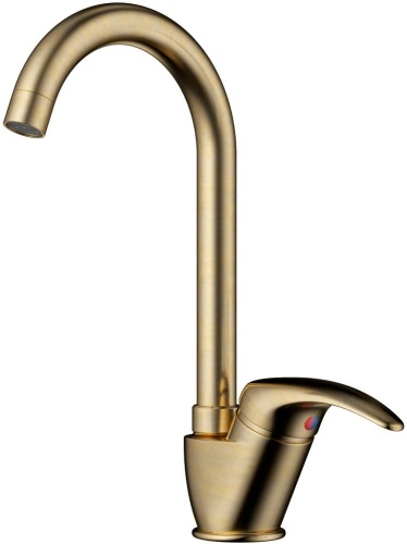 Смеситель для кухни Omoikiri Umi-AB-022 4994262, античная латунь