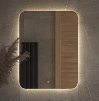 Зеркало DEFESTO OPTI DF 2807S с LED-подсветкой 60x80 см., сенсорный выключатель, 4500 K