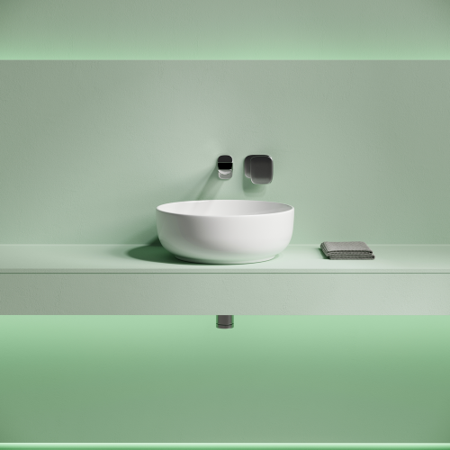 Накладная раковина Ceramicanova Taycant CN12003, белый глянец фото 5