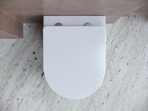 Подвесной унитаз Ceramicanova Balearica CN6000 с крышкой-сидением фото 8