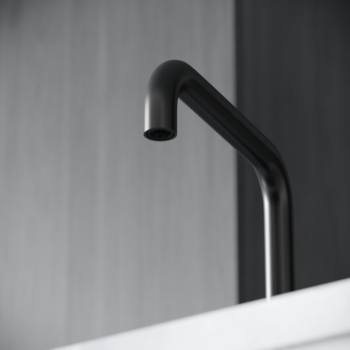 Смеситель для кухни Sancos Vela SC4013MB, черный матовый фото 5