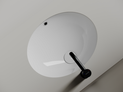 Раковина встраиваемая снизу Ceramicanova Era CN15005, белый глянец фото 5