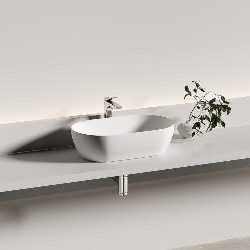 Накладная раковина Ceramicanova Twist CN12001MW, белый матовый фото 2