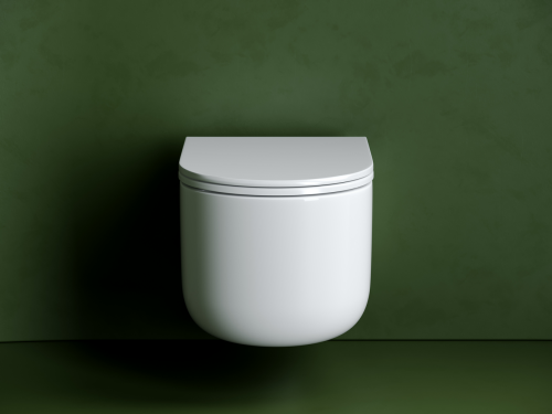 Подвесной унитаз Ceramicanova Ulma CN4006T с крышкой-сидением, фото 6