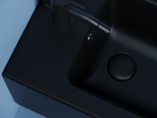 Биде подвесной Ceramicanova Union CN4010MB черное матовое фото 4