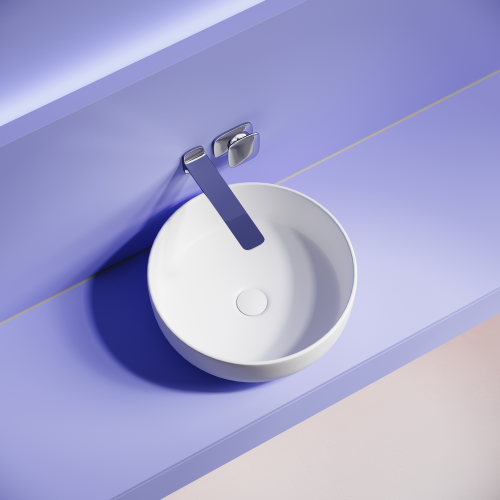 Накладная раковина Ceramicanova Taycan CN12003MW, белый матовый фото 4