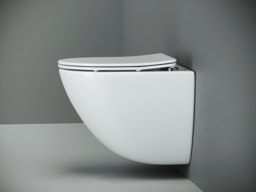 Подвесной унитаз Ceramicanova Mono CN1905 с крышкой-сидением фото 5