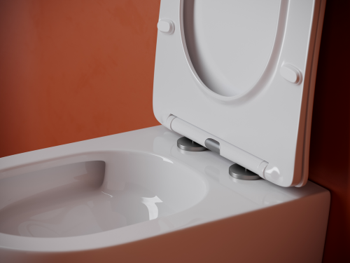 Подвесной унитаз Ceramicanova UNO CN11001T с крышкой-сидением фото 8