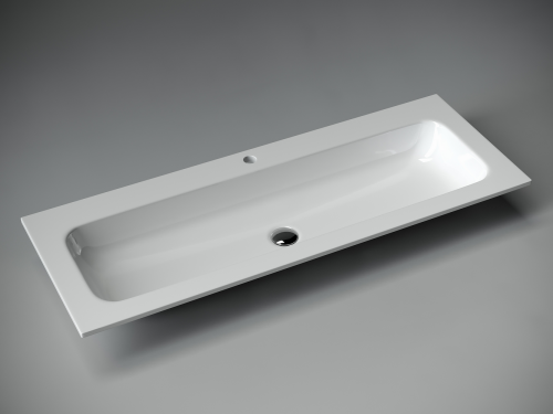 Раковина накладная мебельная Ceramicanova Grace CN7017, белый глянец фото 2